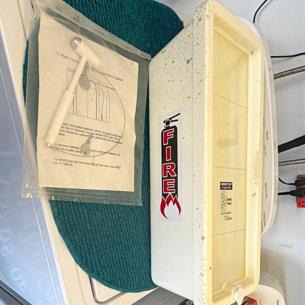 CATO The Chief Fire Alarm Cabinet Emergency In Case of Fire Break Panel Cabinet